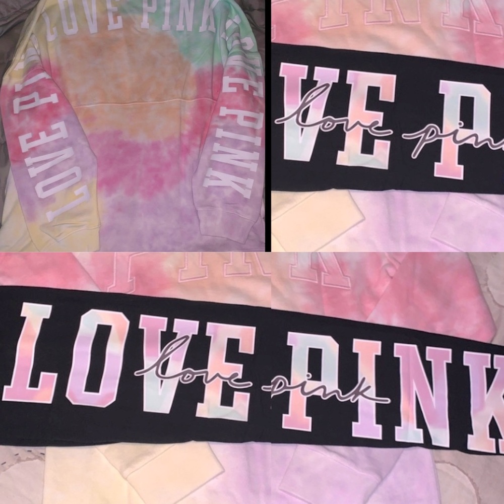 VS Pink 2-Piece SIZE SMALL OVERSIZED Freya 1/4 Zip & SIZE SMALL Freya Leggings